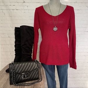 Long Sleeve V-neck Sweater